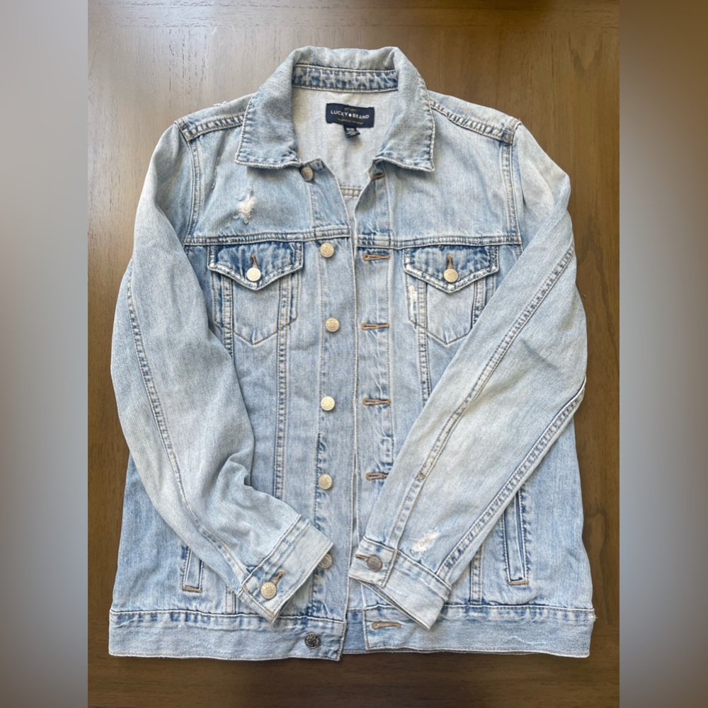 Women’s Denim Jacket - Distressed